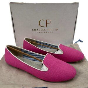 Charles Philip Pink Round Toe Flats | Size 9.5 for Everyday Style